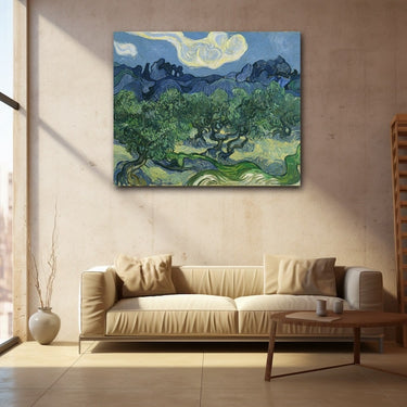 Vincent Van Gogh Painting Olive Trees